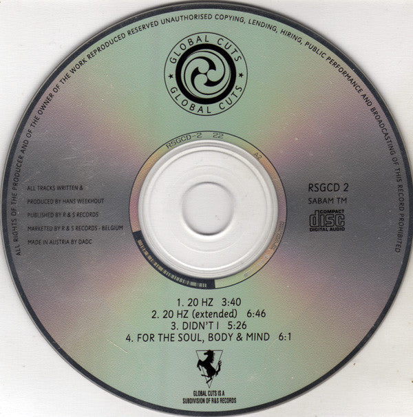 Capricorn : 20 Hz (CD, Maxi)