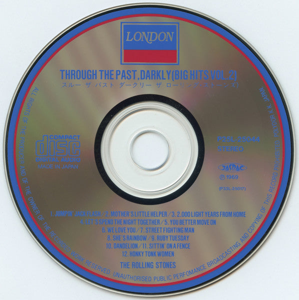 Rolling Stones* : Through The Past, Darkly (Big Hits Vol. 2) (CD, Comp, RE)