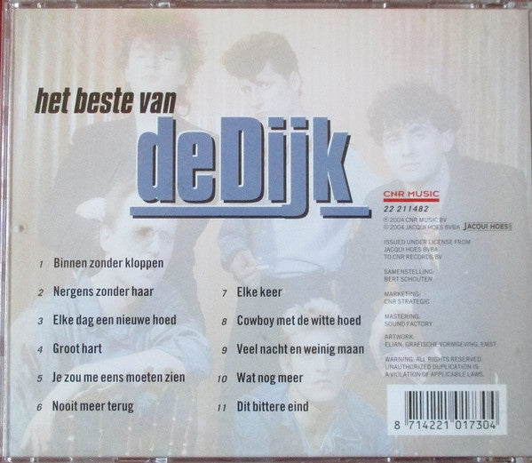 De Dijk : Het Beste Van (CD, Album, RE)