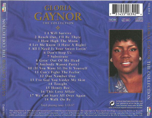 Gloria Gaynor : The Collection (CD, Comp)