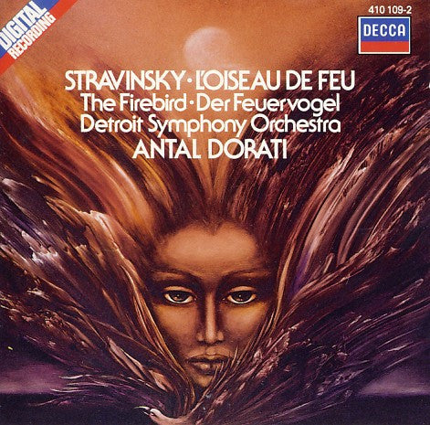 Igor Stravinsky / Detroit Symphony Orchestra, Antal Dorati : L'Oiseau de Feu = The Firebird = Der Feuervogel (CD, Album)