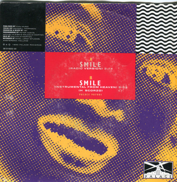 Valentino (5) Featuring Wendell Morrison : Smile (7", Single)