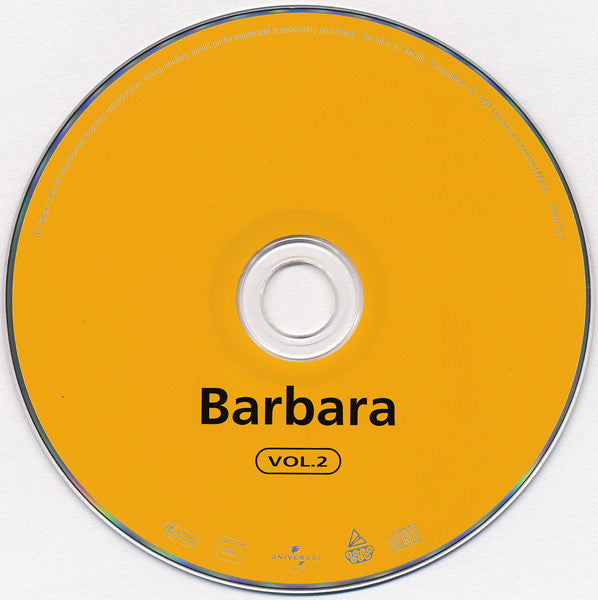 Barbara (5) : Vol. 2 (CD, Comp, RE, Dig)