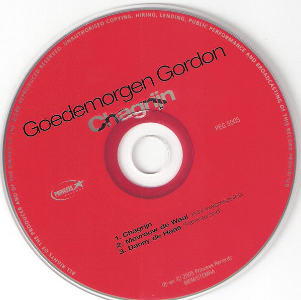 Gordon (3) : Chagrijn (CD, Single)
