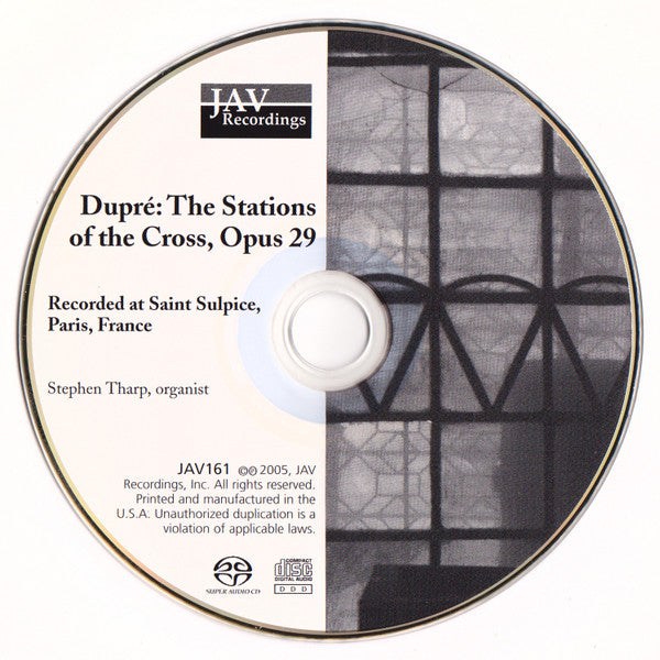 Marcel Dupré - Stephen Tharp : The Stations Of The Cross, Opus 29 (SACD, Hybrid, Multichannel, Album)