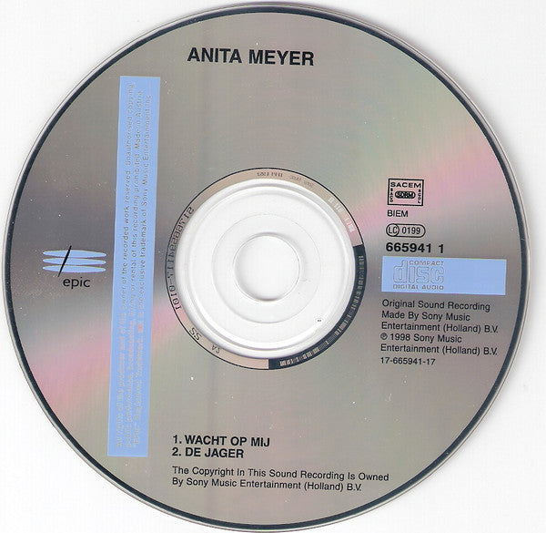 Anita Meyer : Wacht Op Mij (CD, Single)