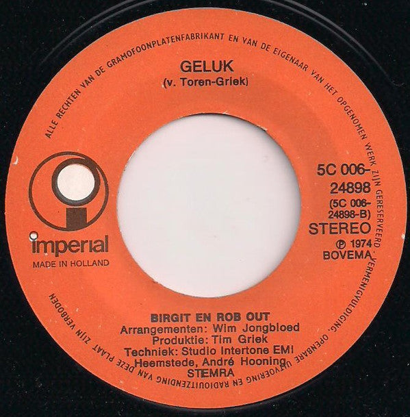 Rob Out En Birgit Out : Pappa Wat Gebeurt Er... (7", Single)