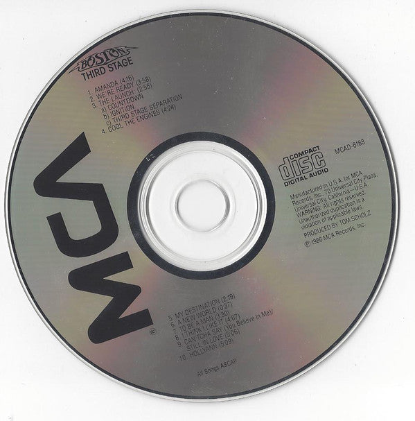 Boston : Third Stage (CD, Album)
