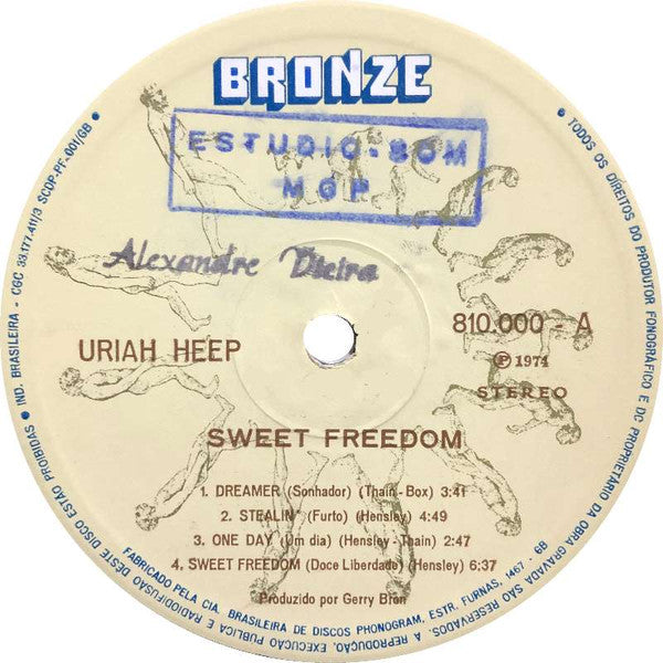 Uriah Heep : Sweet Freedom (LP, Album)
