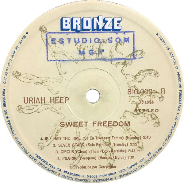 Uriah Heep : Sweet Freedom (LP, Album)