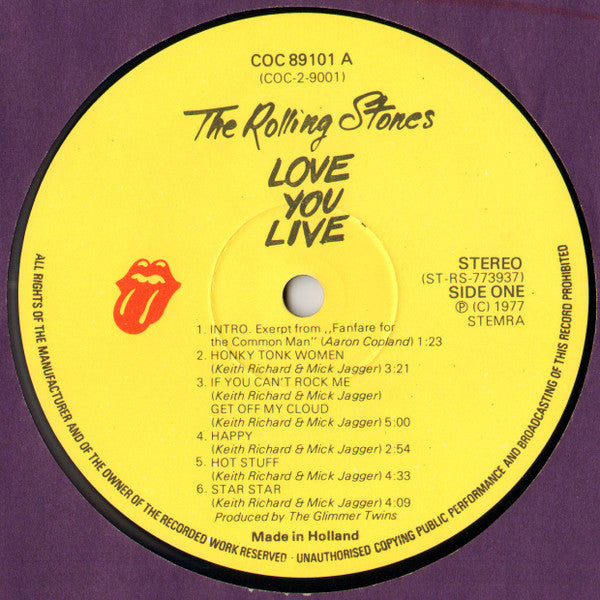 The Rolling Stones : Love You Live (2xLP, Album, Gat)