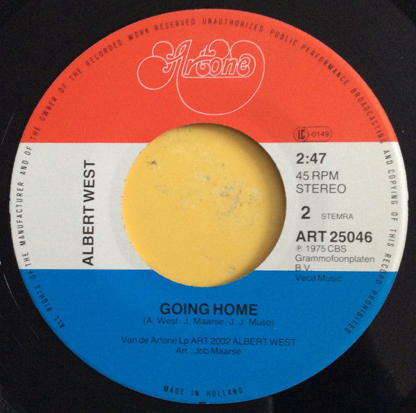 Albert West : Danny Boy (7", Single)