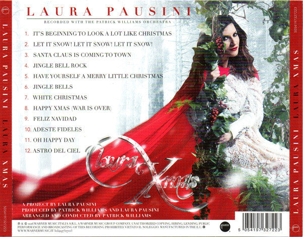 Laura Pausini Recorded With Patrick Williams And His Orchestra : Laura Xmas (CD, Album)
