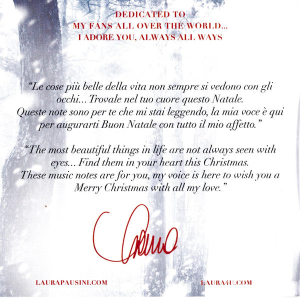 Laura Pausini Recorded With Patrick Williams And His Orchestra : Laura Xmas (CD, Album)