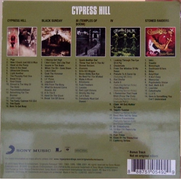 Cypress Hill : Original Album Classics (CD, Album, RE + CD, Album, RE + CD, Album, RE + CD)