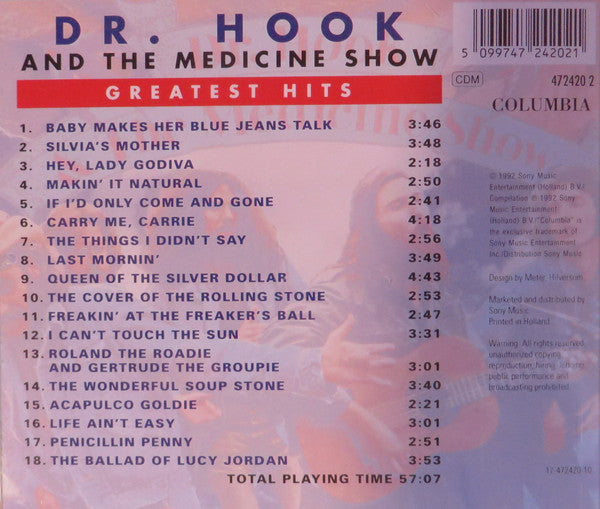 Dr. Hook & The Medicine Show : Greatest Hits (CD, Album, Comp)