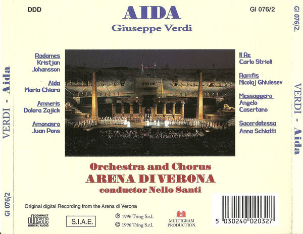 Giuseppe Verdi : Aida (2xCD, Album)