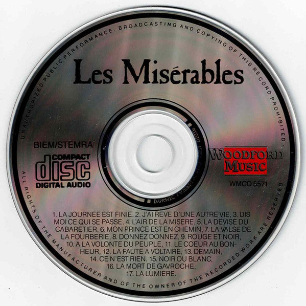 Alain Boublil And Claude-Michel Schönberg : Les Misérables (CD, Album)