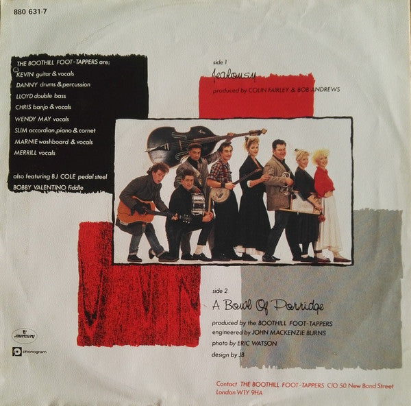 Boothill Foot Tappers : Jealousy (7", Single)