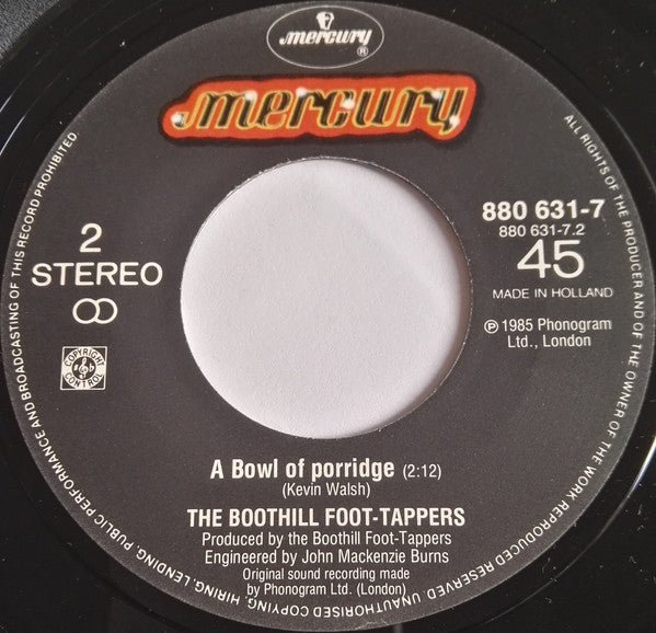 Boothill Foot Tappers : Jealousy (7", Single)