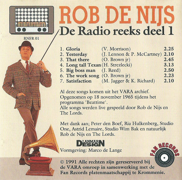 Rob de Nijs : De Radio Reeks Deel 1 (CD)