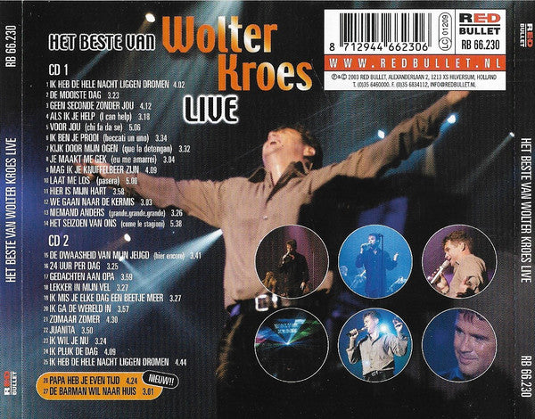 Wolter Kroes : Het Beste Van Wolter Kroes Live (2xCD, Album)