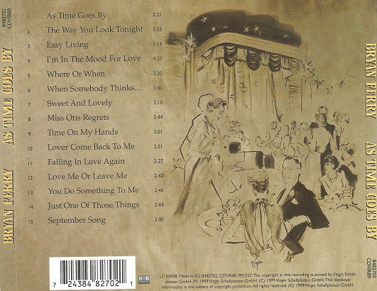 Bryan Ferry : As Time Goes By (CD, Album, RE, RP)