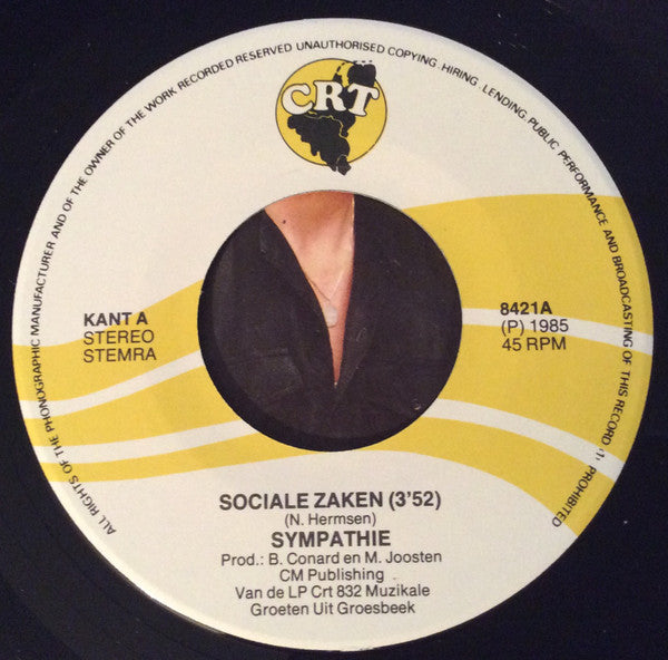 Sympathie (2) : Sociale Zaken (7")