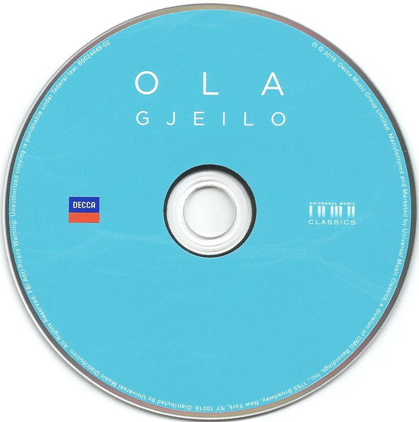 Ola Gjeilo : Voices • Piano • Strings (CD, Album, DDD)