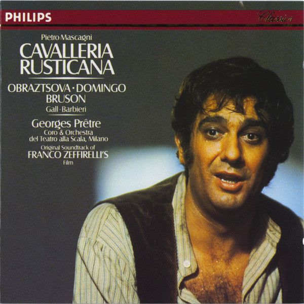 Pietro Mascagni - Elena Obraztsova · Placido Domingo · Renato Bruson · Axelle Gall · Fedora Barbieri · Coro Del Teatro Alla Scala & Orchestra Del Teatro Alla Scala · Georges Prêtre : Cavalleria Rusticana (CD, Album, RM + Box, Sli)