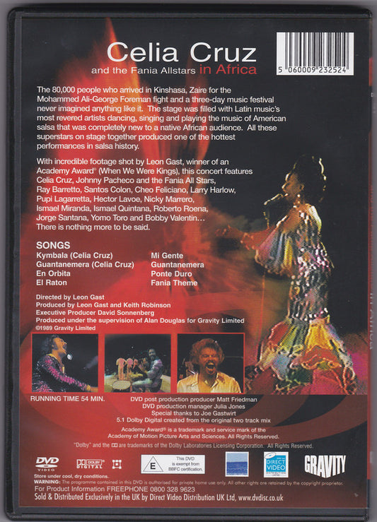 Celia Cruz And Fania All Stars : In Africa (DVD-V, PAL)