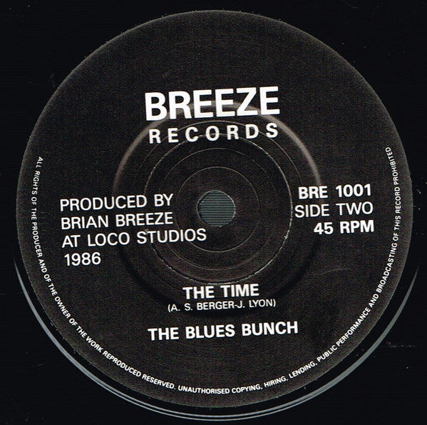 The Blues Bunch : Hot Bananas / The Time (7", Single)
