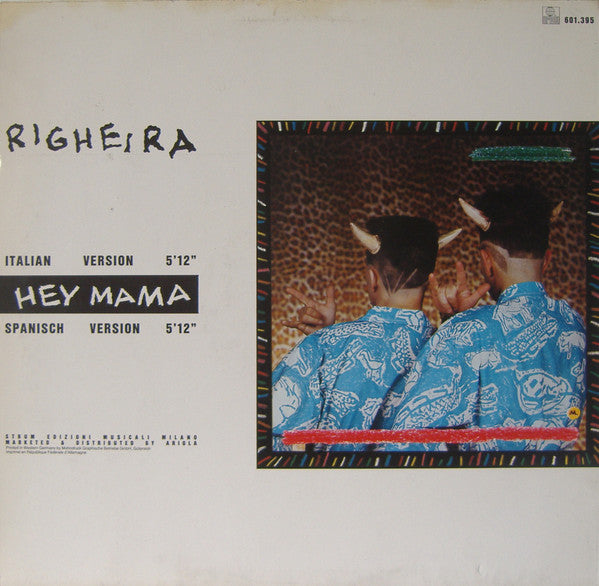 Righeira : Hey Mama (Special 12" Mix) (12", Maxi)