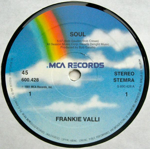 Frankie Valli : Soul (12")