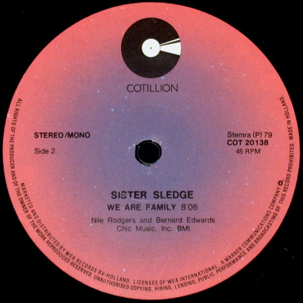Sister Sledge : He's The Greatest Dancer / We Are Family (12", Maxi)