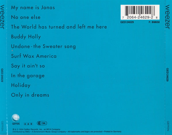 Weezer : Weezer (CD, Album)