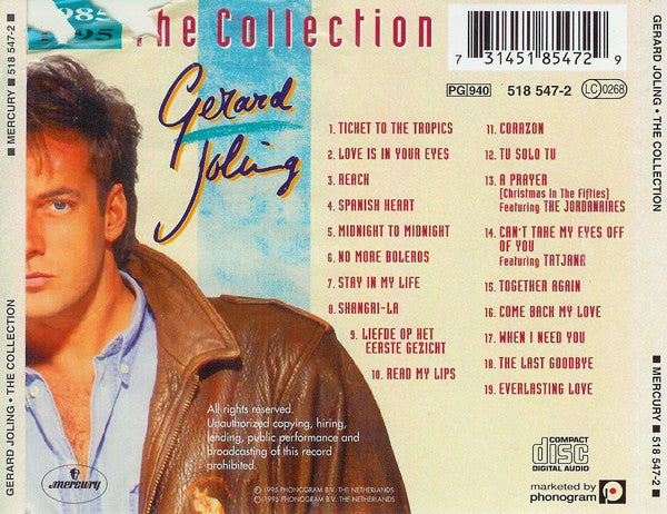 Gerard Joling : The Collection: 1985-1995 (CD, Comp)