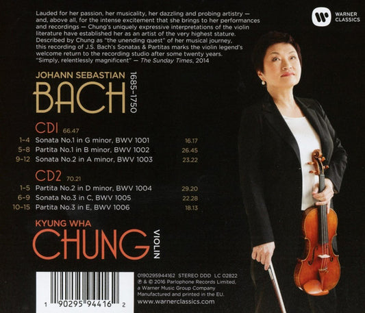 Johann Sebastian Bach - Kyung-Wha Chung : Sonatas & Partitas (2xCD, Album)