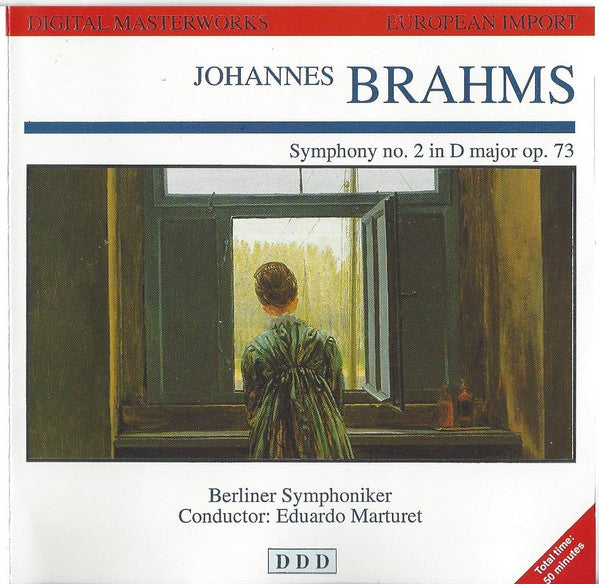 Johannes Brahms - Berliner Symphoniker, Eduardo Marturet : Symphony No. 2 In D Major Op. 73 (CD)