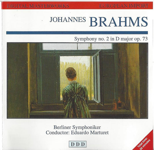 Johannes Brahms - Berliner Symphoniker, Eduardo Marturet : Symphony No. 2 In D Major Op. 73 (CD)