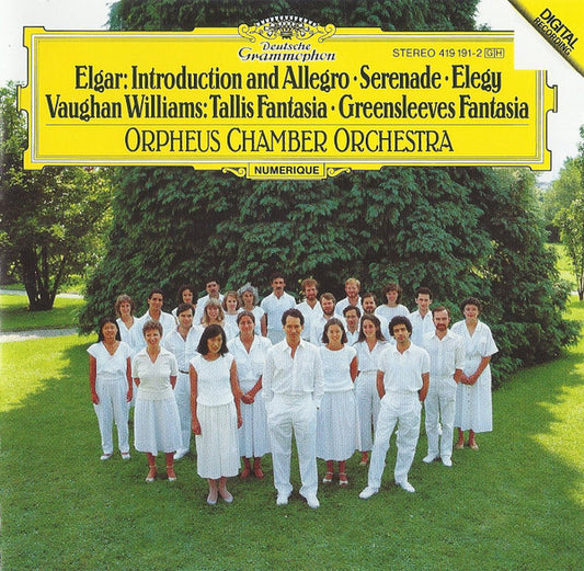 Sir Edward Elgar / Ralph Vaughan Williams – Orpheus Chamber Orchestra : Introduction And Allegro · Serenade · Elegy / Tallis Fantasia · Greensleeves Fantasia (CD)