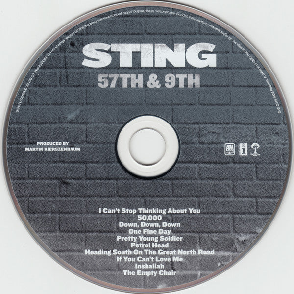 Sting : 57th & 9th  (CD, Album)