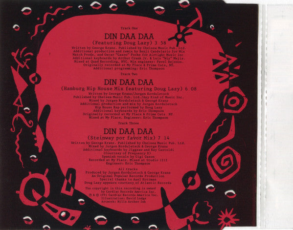 George Kranz : Din Daa Daa (CD, Maxi)