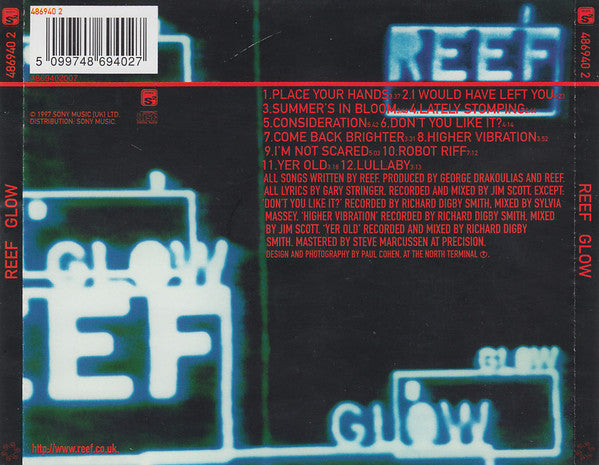 Reef : Glow (CD, Album, RP)