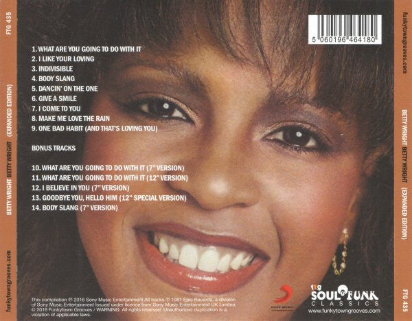 Betty Wright : Betty Wright (CD, Album, Ltd, RE, RM, Exp)
