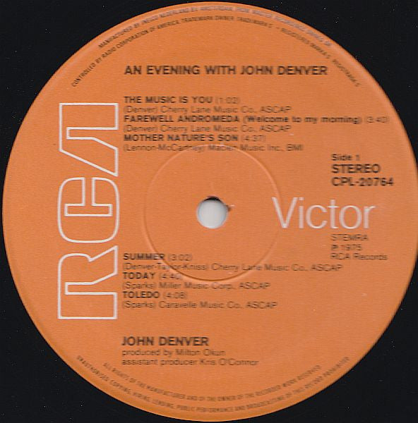 John Denver : An Evening With John Denver (2xLP, Album)