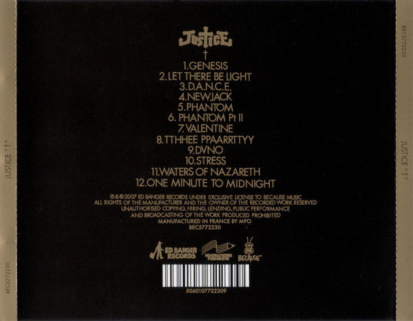 Justice (3) : † (Cross) (CD, Album)