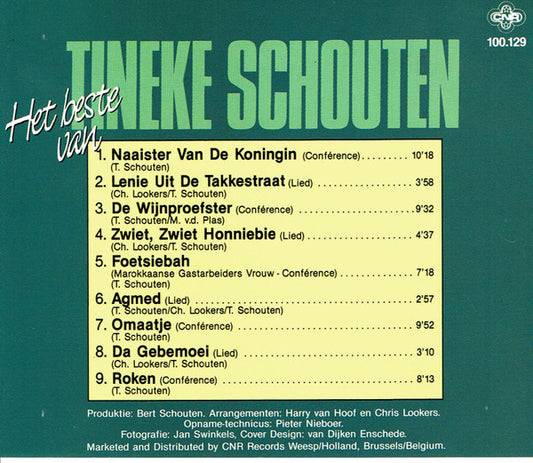 Tineke Schouten : Het Beste Van (CD, Comp)