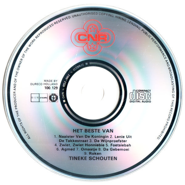 Tineke Schouten : Het Beste Van (CD, Comp)