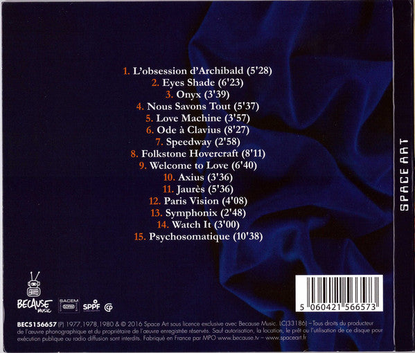 Space Art (2) : On Ne Dira Rien: Best Of All Times (CD, Comp)